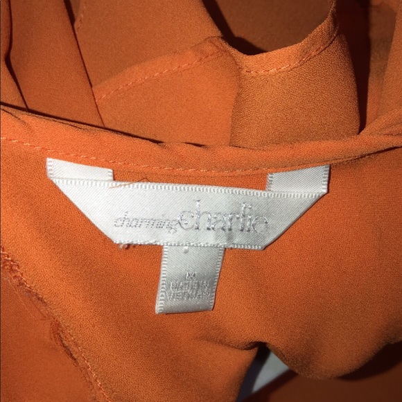 Burnt orange blouse - Picture 3 of 3